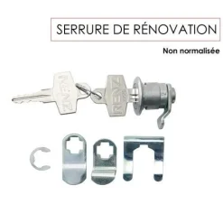 Outlet RENZ Serrure courte (porte-arrière boîtes aux lettres)