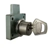Discount Serrure à cylindre D20mm pour tiroir 40x34x9mm acier nickelé