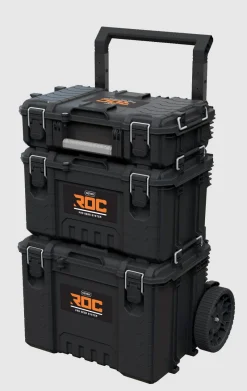 Clearance KETER Servante mobile 3 éléments StackNRoll Pro Gear