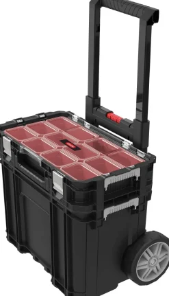 Discount KETER Servante transportable mobile connect + organiseur noir