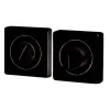 Discount Set de rosaces de fonction Conda/Déconda Onyx zamak noire