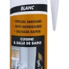 GEB Silicone pour surfaces émaillées cartouche 280 ml blanc