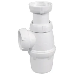 Hot WIRQUIN Siphon d'évier réglable garde d'eau de 50 mm 60L/min