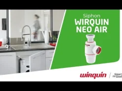 Hot WIRQUIN Siphon lavabo Neo Air avec prise machine à laver