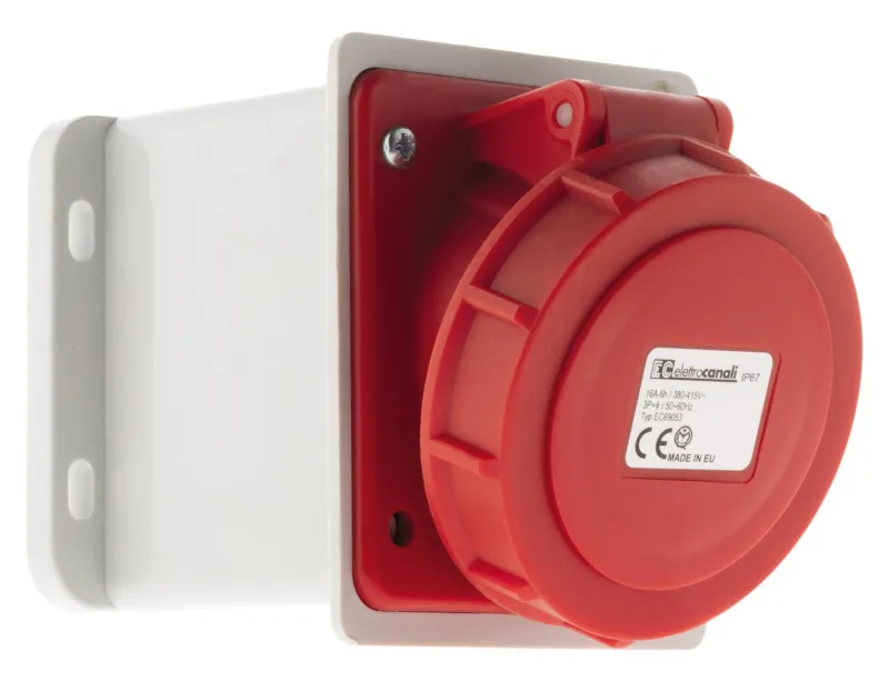 Sale ZENITECH Socle en saillie IEC309 3 pôles + terre 16A