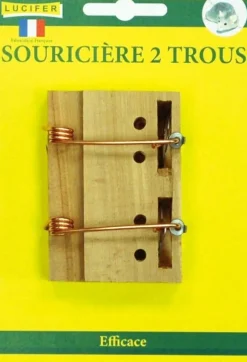 Online Souricière en bois 2 trous à guillotine LUCIFER