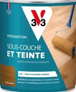 V33 Sous-couche et teinte pour parquets 2,50L