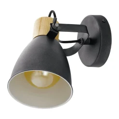 New EGLO Spot Coswarth E27 25W gris anthracite Ø11,5cm