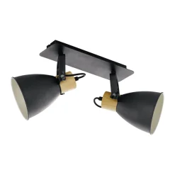 Online EGLO Spot Coswarth E27 2x40W gris anthracite
