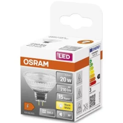 OSRAM Spot MR16 LED GU5,3 blanc chaud 2,6W = 20W