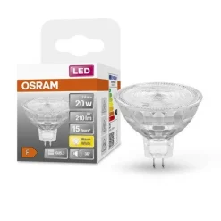 OSRAM Spot MR16 LED GU5,3 blanc chaud 2,6W = 20W