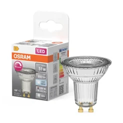 Outlet OSRAM Spot PAR16 LED 120° verre variable 6.9W=51 GU10 froid