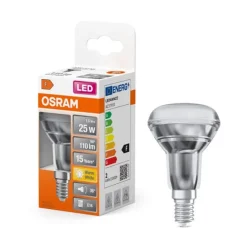 Outlet OSRAM Spot R50 LED verre clair 1.5W=25 E14 chaud