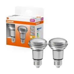 OSRAM Spot R63 LED verre clair 2,9W=40 E27 chaud x2