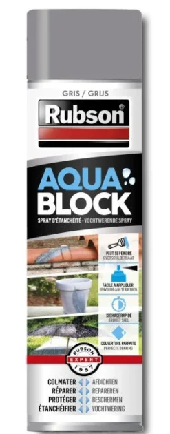 Discount RUBSON Spray d'étanchéité Aquablock gris 300ml