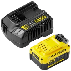 Discount STANLEY Starter kit chargeur V20 2A + 1 batterie 18V 4Ah