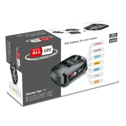 BOSCH Starter Set 18V Alliance Batterie 2.0 Ah + chargeur -