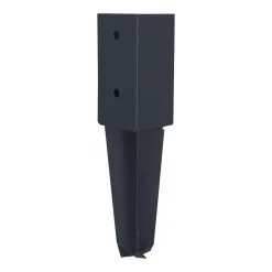 Discount SUKI Support de poteau 9x9 cm à sceller gris anthracite