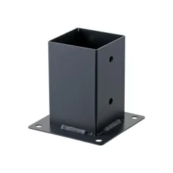 Hot SUKI Support de poteau 9x9 cm à visser gris anthracite