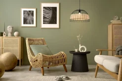Outlet EGLO Suspension Anwick E27 40W noir ø50cm