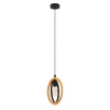 Discount EGLO Suspension Basildon E27 40W noir L19xl16xH110cm