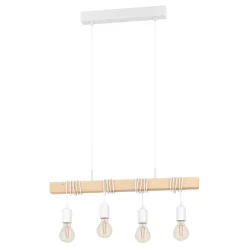 Best EGLO Suspension Townshend 4 lumières blanc (4x60W) E27