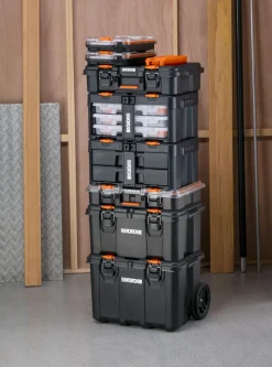 Clearance KETER Système de stockage 3 tiroirs Stackn'Roll Worx