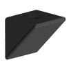 Discount Taquet équerre simple 23x22x22mm plastique noir (x4)