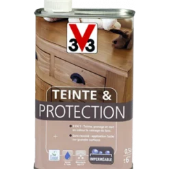 Outlet V33 Teinte et protection bois intérieur teck mat 0,5L