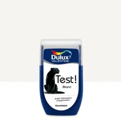 DULUX VALENTINE Testeur de Peinture Crème de Couleur Blanc 30 ml
