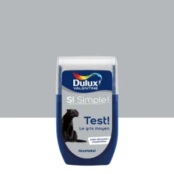 Hot DULUX VALENTINE Testeur de Peinture Si Simple ! Gris Moyen 30 ml