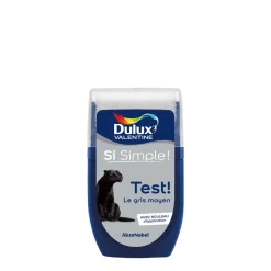 Hot DULUX VALENTINE Testeur de Peinture Si Simple ! Gris Moyen 30 ml