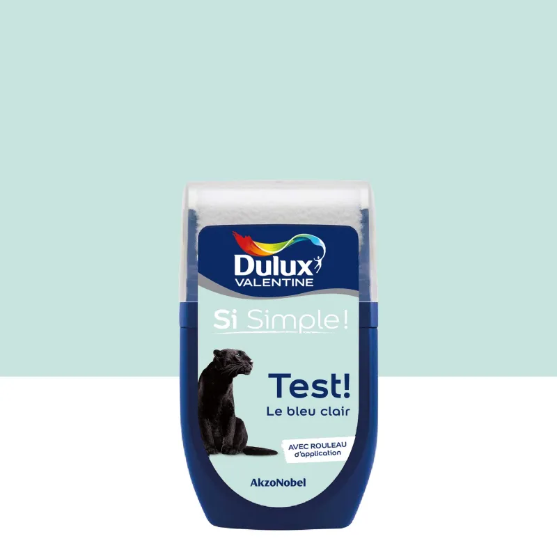 DULUX VALENTINE Testeur de Peinture Si Simple ! Bleu Clair 30 ml