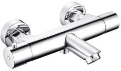 Online EDOUARD ROUSSEAU Thermostatique bain-douche stinger NF chrome ROUSSEAU