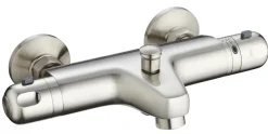 Outlet EDOUARD ROUSSEAU Thermostatique bain-douche volga 2 inox ROUSSEAU