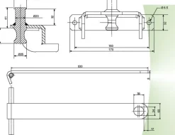 New Timon attelage renforcé + renfort fond de cuve CityBac 1000L
