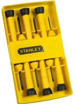 New STANLEY Tournevis horloger bi-matière - coffret 6 pièces