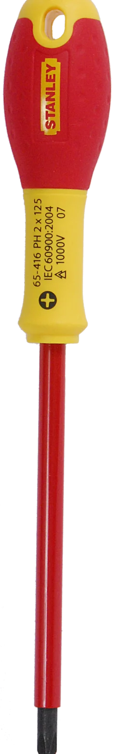 Best STANLEY Tournevis Phillips isolé 1000V PH 2 x 125 mm