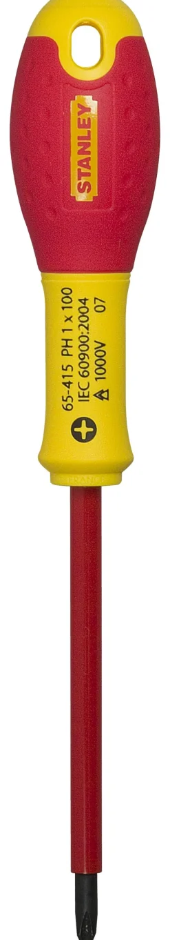 Hot STANLEY Tournevis Phillips isolé 1000V PH 1 x 100 mm