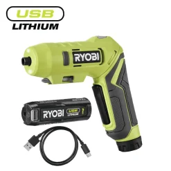 Outlet Tournevis RSDP4-120G USB Lithium 4V Quick-turn RYOBI