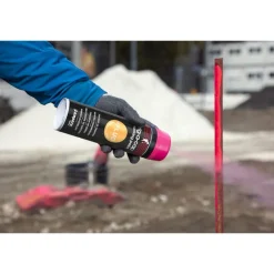 Clearance Traceur de chantier base solvant Trig-a-cap Extra Rouge Fluo