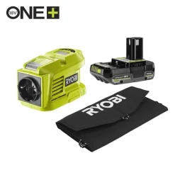 New RYOBI Transformateur kit de voyage 18V ONE+ (1 x 2,0 Ah)