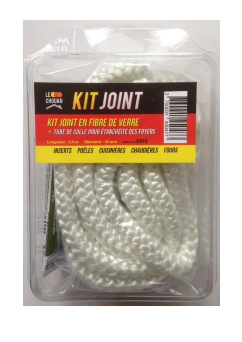 Online LE CHOUAN Tresse de fibre de verre blanche + tube de colle