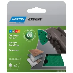 Sale NORTON 5 Triangles perf. 6T auto-agrippants expert G80 Ø95