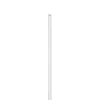 Tringle pour manivelle Ø12mm tube acier blanc 1200mm