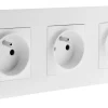 Best ZENITECH Triple prise 2 pôles + terre artezo pré-câblée