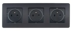 Discount ZENITECH Triple prise 2 pôles + terre easyeject kouro