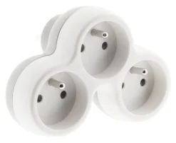 Sale ZENITECH Triplite 3x16A façade blanc/gris bolea