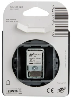 Clearance ZENITECH Triplite 3x16A + intérieur façade blanc/gris bolea
