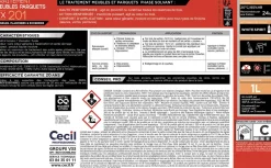 New CECIL PROFESSIONEL TX201 Traitement meubles parquets Intérieur 400ml